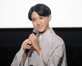 市川新之助「父が体調不良のため」團十郎の欠席で「初めての」1人で舞台あいさつ