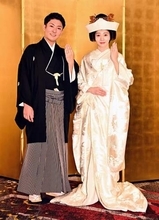 中村橋之助＆能條愛未が結婚披露宴　「2人助け合って」「覚悟が決まっていきました」1000人出席、橋之助の母・三田寛子号泣