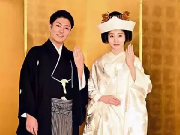 橋之助＆能條愛未の豪華披露宴　司会のテレ朝アナは「祖母のお着物」で花添える　他局アナとの合同司会に「勉強になった」