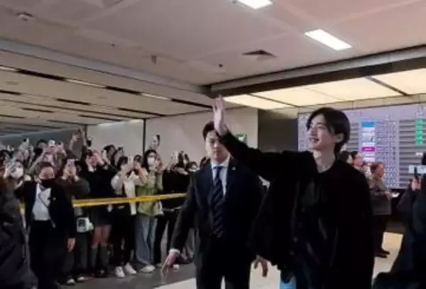 なにわ男子・道枝駿佑　「ミチゲッタ－」社会現象の韓国でものすごい人気ぶり　プロモで訪韓→空港に大量のファン押し寄せる熱烈歓迎