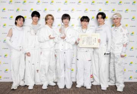 IMP．オリコン上半期ランキング新人1位　アーティスト別セールス4．1億円　グループ初の授賞式、影山拓也「一生忘れられない光景」