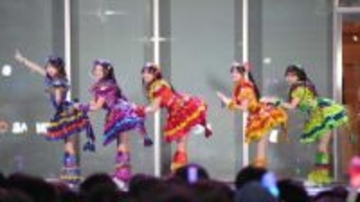 超ときめき♡宣伝部　歌舞伎町に降臨　日本一の繁華街で初歌唱　体調不良の小泉遥香の立ち位置空けて4曲披露