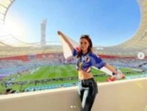 W杯でバズった美しすぎるサポーターが結婚発表　お相手は名古屋のイケメンFW　砂浜プロポーズショットなど投稿し報告　ジュビロサポも「試合の時は家庭内ダービー」