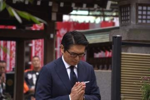 高橋克典　豊川稲荷東京別院で「大岡祭」に参加　BS時代劇「大岡越前9」で主演務める