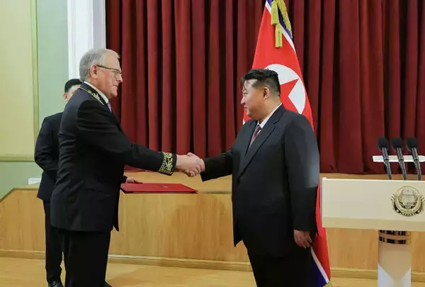 金正恩氏、駐北ロシア大使死去でプーチン氏へ哀悼の意