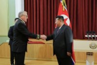 金正恩氏、駐北ロシア大使死去でプーチン氏へ哀悼の意