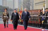 「ベラルーシ大統領が初訪朝　金正恩氏が招請、ロシア軸の連携誇示」の画像1