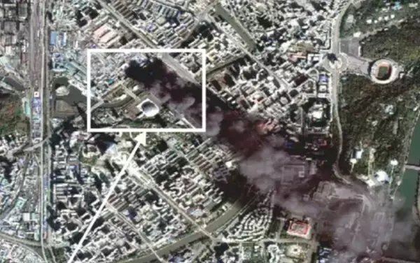 北朝鮮 平壌で大規模火災…衛星が捉えた大量の黒煙