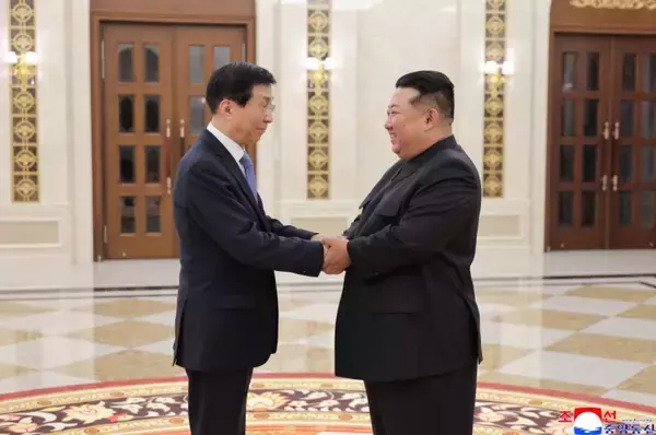 「血の同盟」深化を確認　金正恩氏、中国序列４位と会談