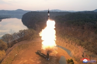 北朝鮮、「非核化は永久に失踪」　米日韓の拡大抑止を非難