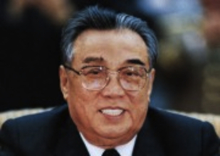 パレスチナが北朝鮮に「太陽節」祝賀の花かご