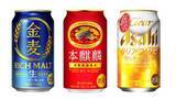 「「第3のビール」終了。一斉にビール化する金麦・本麒麟・クリアアサヒが戦う“ビール以外”の強敵」の画像1