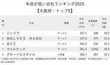 「年収が低い会社ランキング2025【大阪府・トップ5】5社全てが300万円台」の画像2