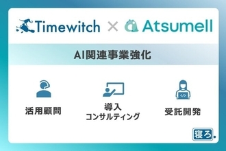 「寝ろ。」のTimewitch、東大発AIスタートアップAtsumellと戦略的パートナーシップを締結