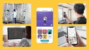 アバターと一緒に現実世界を出かけられるアプリ「AVATAVI」が配信開始