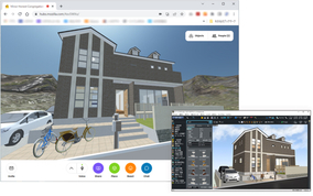 メガソフト、「メタバース用3D建築データ出力機能」を開発