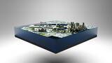 「アップフロンティア、清水建設が共同開発したAR空間で近未来の都市探索アプリ「豊洲Diorama Vision」が登場」の画像2