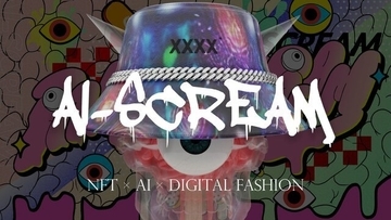 デジタルファッションブランド「XXXXTH」、AIを活用したコレクション「AI-SCREAM」を発表
