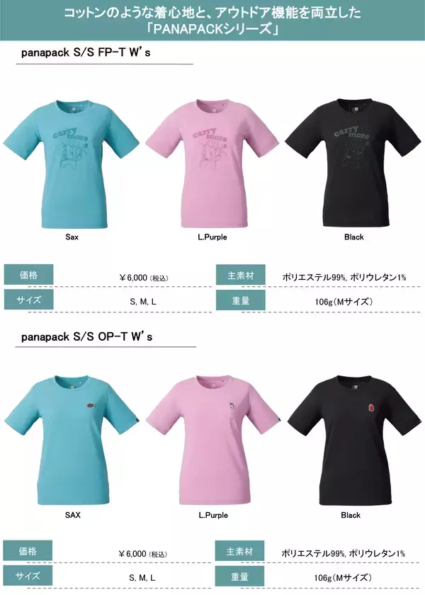 「【KARRIMOR】春夏の行動を快適にする高機能Tシャツコレクションが登場」の画像