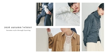 サスティナブルファッションブランドfor/c（フォーシー）           2026 autumn / winter Autumn style through layering
