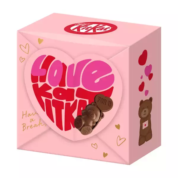 「今年は“推しベアー”で楽しむバレンタインを提案　思わず独り占めしたくなる可愛さの“クマ型キットカット”で想いを届けよう　「キットカット ハートフルベアー」1月13日（火）よりシーズン限定で販売開始！」の画像