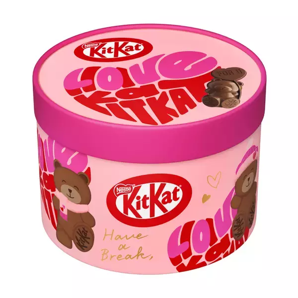 「今年は“推しベアー”で楽しむバレンタインを提案　思わず独り占めしたくなる可愛さの“クマ型キットカット”で想いを届けよう　「キットカット ハートフルベアー」1月13日（火）よりシーズン限定で販売開始！」の画像