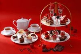 【東京マリオットホテル】注目のブランドいちご　“あまりん”と自家製ビーントゥバーチョコレートの甘美な饗宴「あまりん× Bean to bar Chocolate Afternoon Tea」