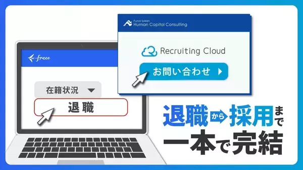 「freeeと船井総研ヒューマンキャピタルコンサルティングがシステム連携　採用から定着までをつなぐ新しい人材支援モデルを開始」の画像