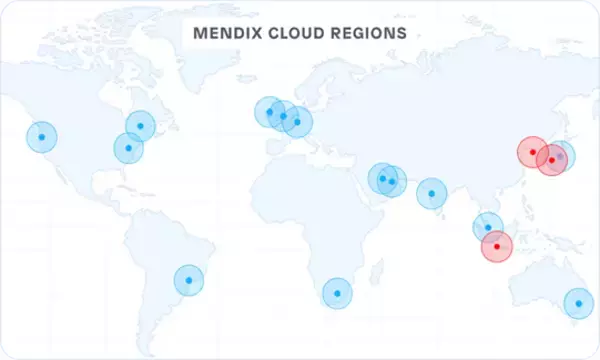 Mendix、新たに大阪、ソウル、ジャカルタにデータリージョンを追加し、Mendix Cloudのインフラを拡張