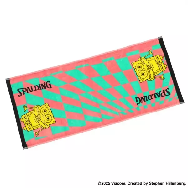 「SPALDING x SPONGEBOB SQUAREPANTSアメリカの大人気アニメ「スポンジ・ボブ」新コラボレーション“チェッカーフラッグ”シリーズ登場」の画像