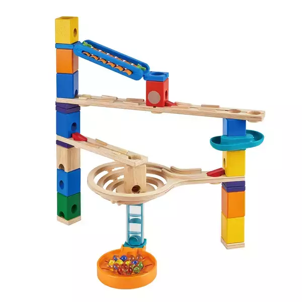 「組み立てをもっと楽しく！論理的思考力を育むビー玉転がし「クアドリラ」シリーズご購入の方に、コーディングキットをプレゼント」の画像