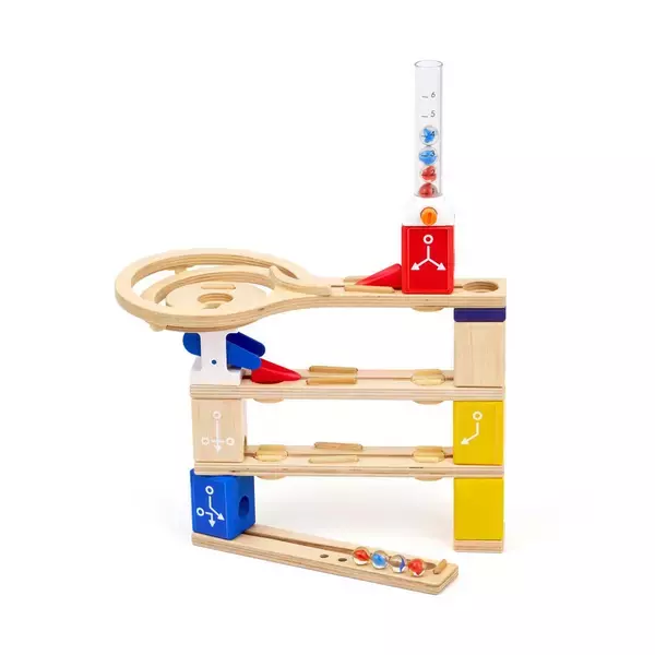 「組み立てをもっと楽しく！論理的思考力を育むビー玉転がし「クアドリラ」シリーズご購入の方に、コーディングキットをプレゼント」の画像