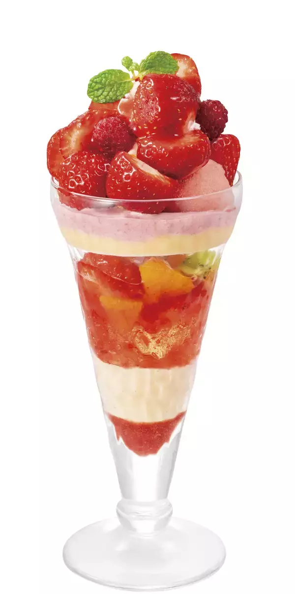 「― 初登場「フルーツマチェドニアサンデー」など全11品―デニーズ、旬の国産いちごを贅沢に味わう「いちごデザート」2026年1月14日（水）販売開始」の画像