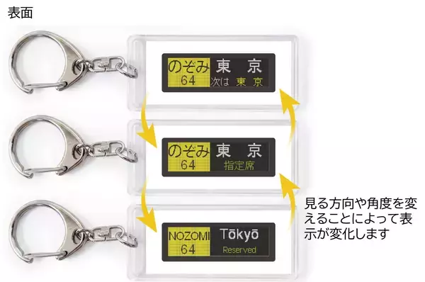 【BLUE BULLET開店1周年記念】いつもの行先から、珍しいあの表示も。N700系・N700S行先表示器キーホルダーを新発売！