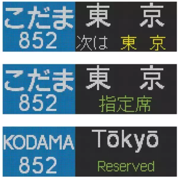 「【BLUE BULLET開店1周年記念】いつもの行先から、珍しいあの表示も。N700系・N700S行先表示器キーホルダーを新発売！」の画像