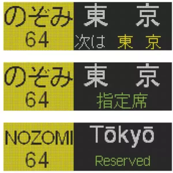 「【BLUE BULLET開店1周年記念】いつもの行先から、珍しいあの表示も。N700系・N700S行先表示器キーホルダーを新発売！」の画像