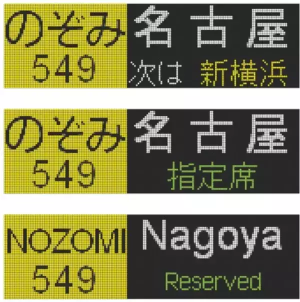 「【BLUE BULLET開店1周年記念】いつもの行先から、珍しいあの表示も。N700系・N700S行先表示器キーホルダーを新発売！」の画像