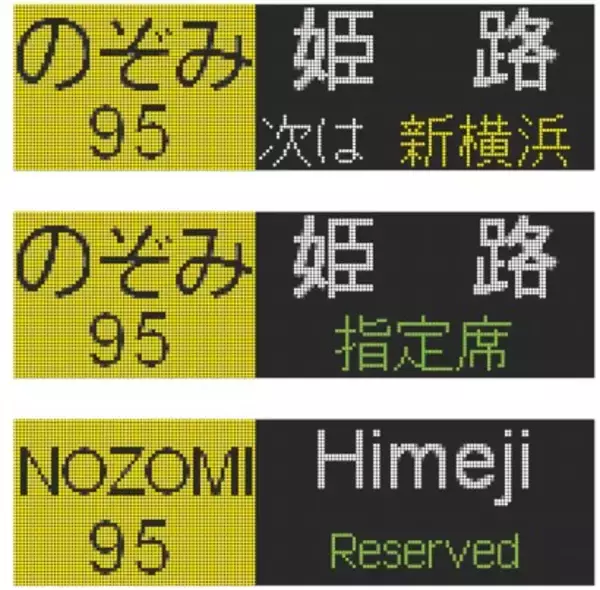 「【BLUE BULLET開店1周年記念】いつもの行先から、珍しいあの表示も。N700系・N700S行先表示器キーホルダーを新発売！」の画像