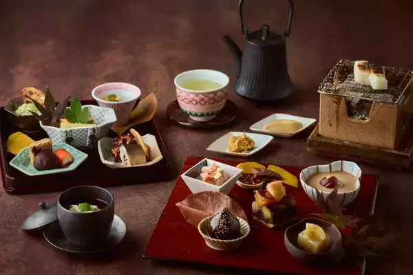 【バンヤンツリー・東山 京都】和栗、柿、さつま芋。秋の恵みを味わう「実りの京旬とチョコレートアフタヌーンティー