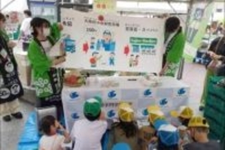 追手門学院大学の学生が5月26日に京阪百貨店守口店の食育フェスタで「こども模擬セリ体験」を開催 ― 大阪府中央卸売市場と提携し子どもたちに食料品流通の仕組みを紹介