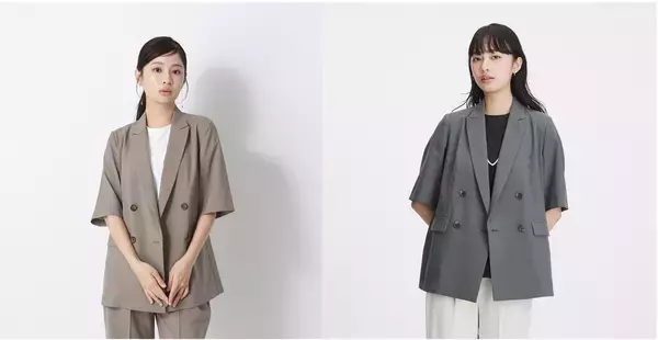 「昨夏、一部店舗で完売となった夏のビジネスウエアの新定番　夏に嬉しい「8つの多機能」を備えた『半袖ジャケット』が登場」の画像