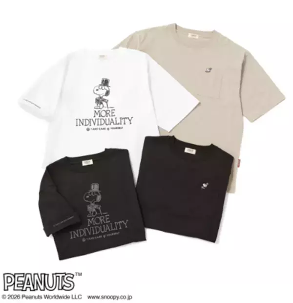 「AOKI＆TAKE CARE WITH PEANUTSのコラボレーションから「TAKE CARE OF THE EARTH（地球への思いやり）」に共感したサステナブル素材を使用したアイテムが新登場！」の画像