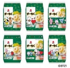 紀文のロングセラー商品「チーちく®」にBT21をデザインしたパッケージが登場　3月2日（月）より全国主要スーパーマーケットにて期間限定発売