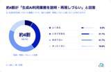 「業務で生成AIを利用する人の約4割が「禁止されても利用継続」」の画像2
