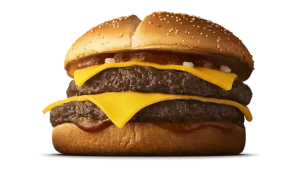 「5周年の『サムライマック®』に夕方5時～限定で新商品が登場！新・『炙り醤油風 たまごベーコンダブル肉厚ビーフ』は5月7日（木）から5月19日（火）まで13日間の期間限定販売」の画像