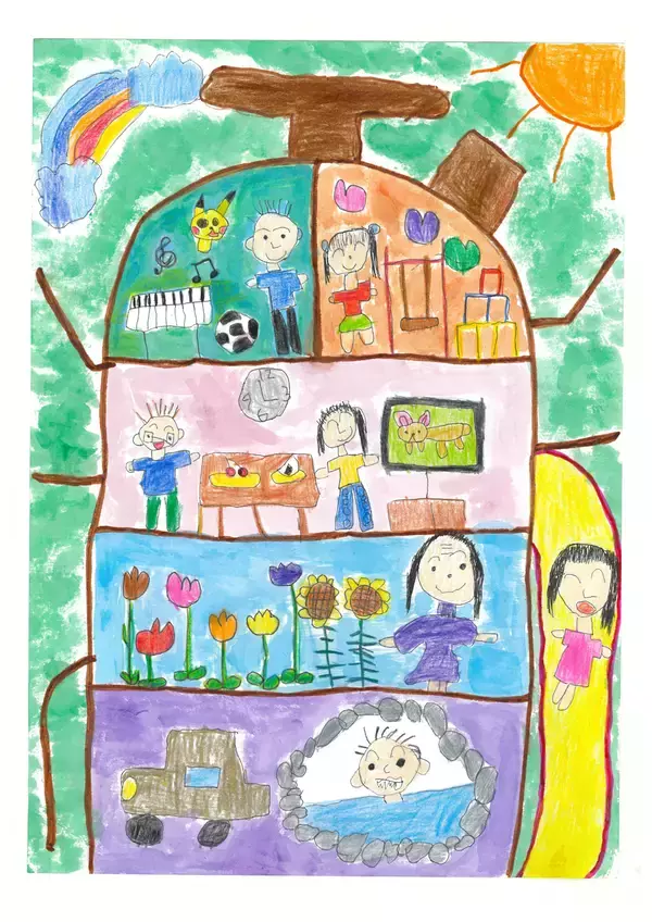 「『第7回ポラスグループおえかきコンクール』表彰式を開催しました！「住んでみたい夢の家・街」を全国の未就学児から募集、応募総数は過去最多の3,085点」の画像