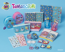 発売30周年を迎える『たまごっち』記念アートを使用した文具雑貨シリーズを5月下旬より発売