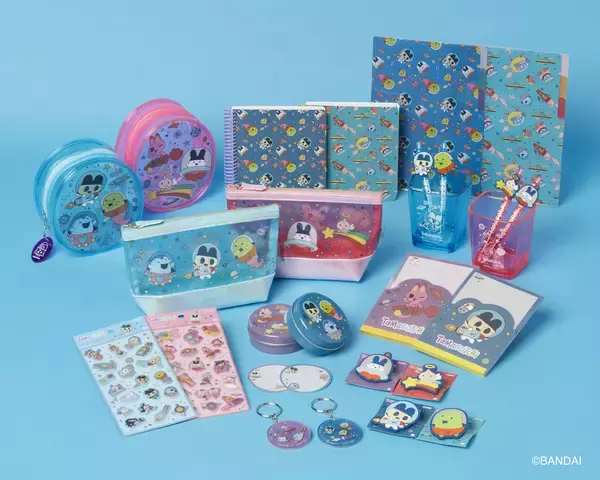 「発売30周年を迎える『たまごっち』記念アートを使用した文具雑貨シリーズを5月下旬より発売」の画像