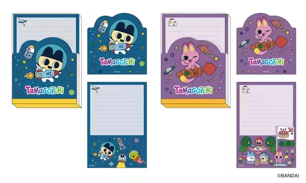「発売30周年を迎える『たまごっち』記念アートを使用した文具雑貨シリーズを5月下旬より発売」の画像