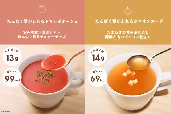 「【Cycle.me 新商品】管理栄養士・栄養士の95%が「おいしくたんぱく質がとれる」と評価(*1)した本格スープが、12月23日（火）先行販売開始」の画像